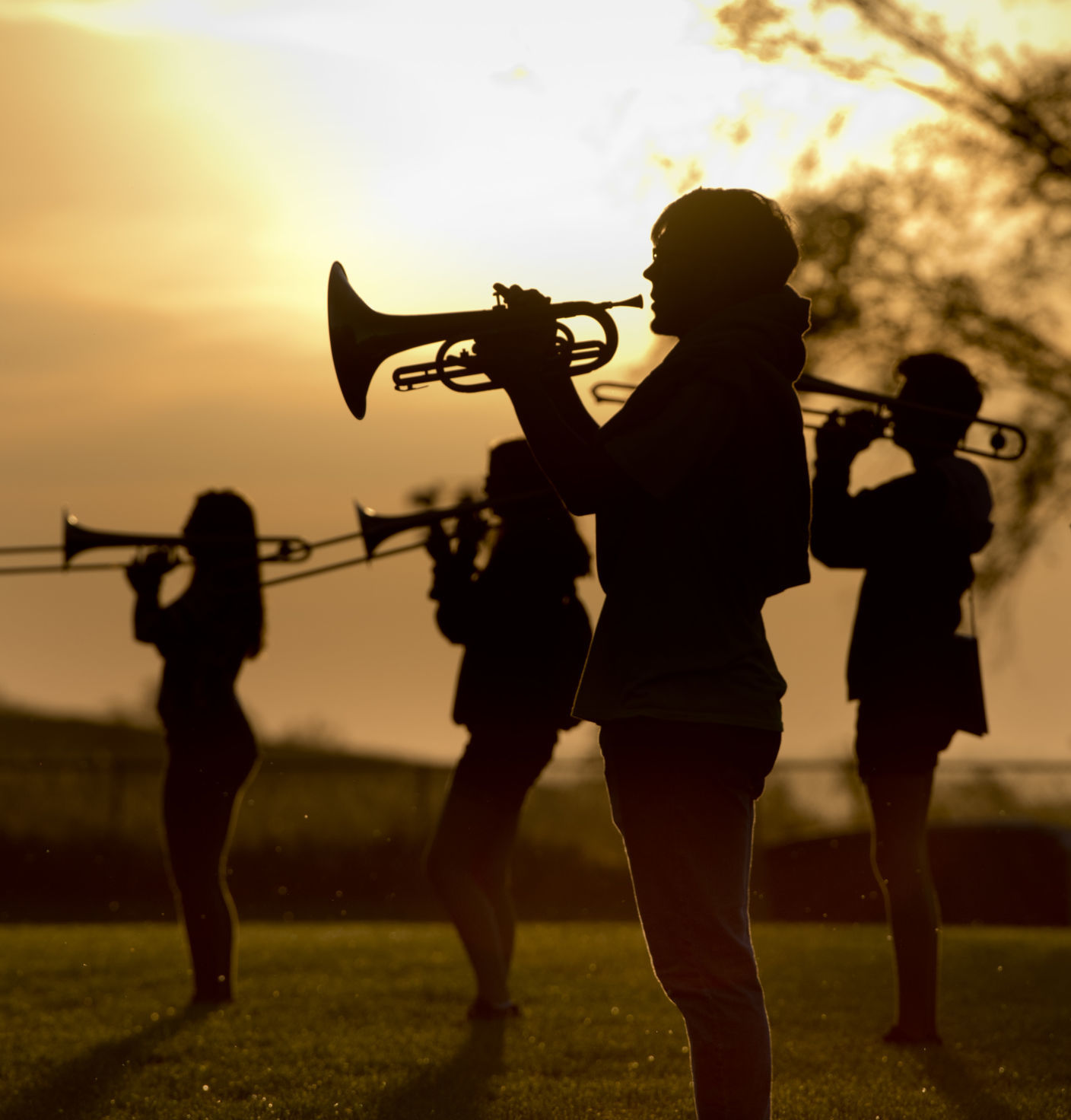 North High School marching band